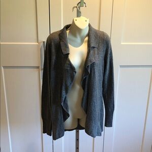 Wool/Cashmere Banana Republic Gray Cardigan Sweater